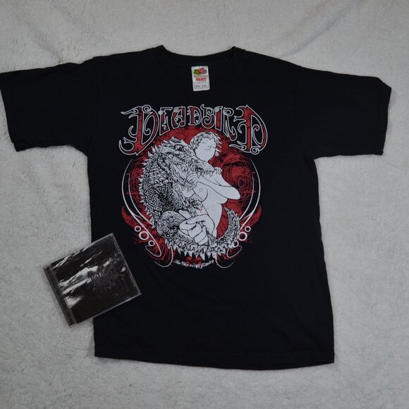 Deadbird S shirt and CD "the head and the heart" sludge doom from Arkansas - Picture 5 of 14